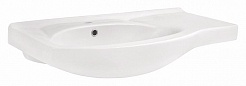 Sanflor Мебель для ванной Адель 82 R белая, патина серебро – фотография-3